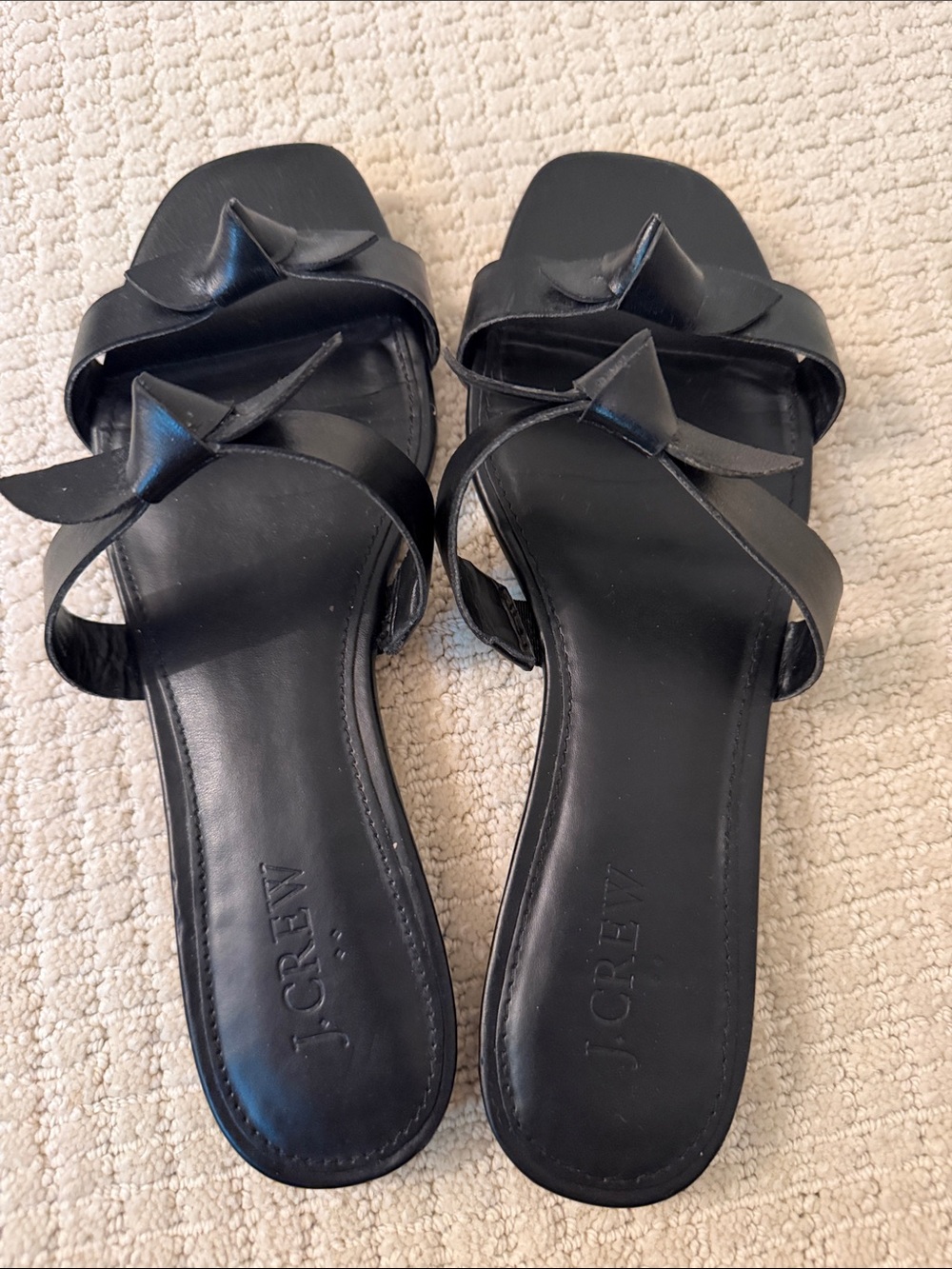 J. Crew sandals Black 7.5